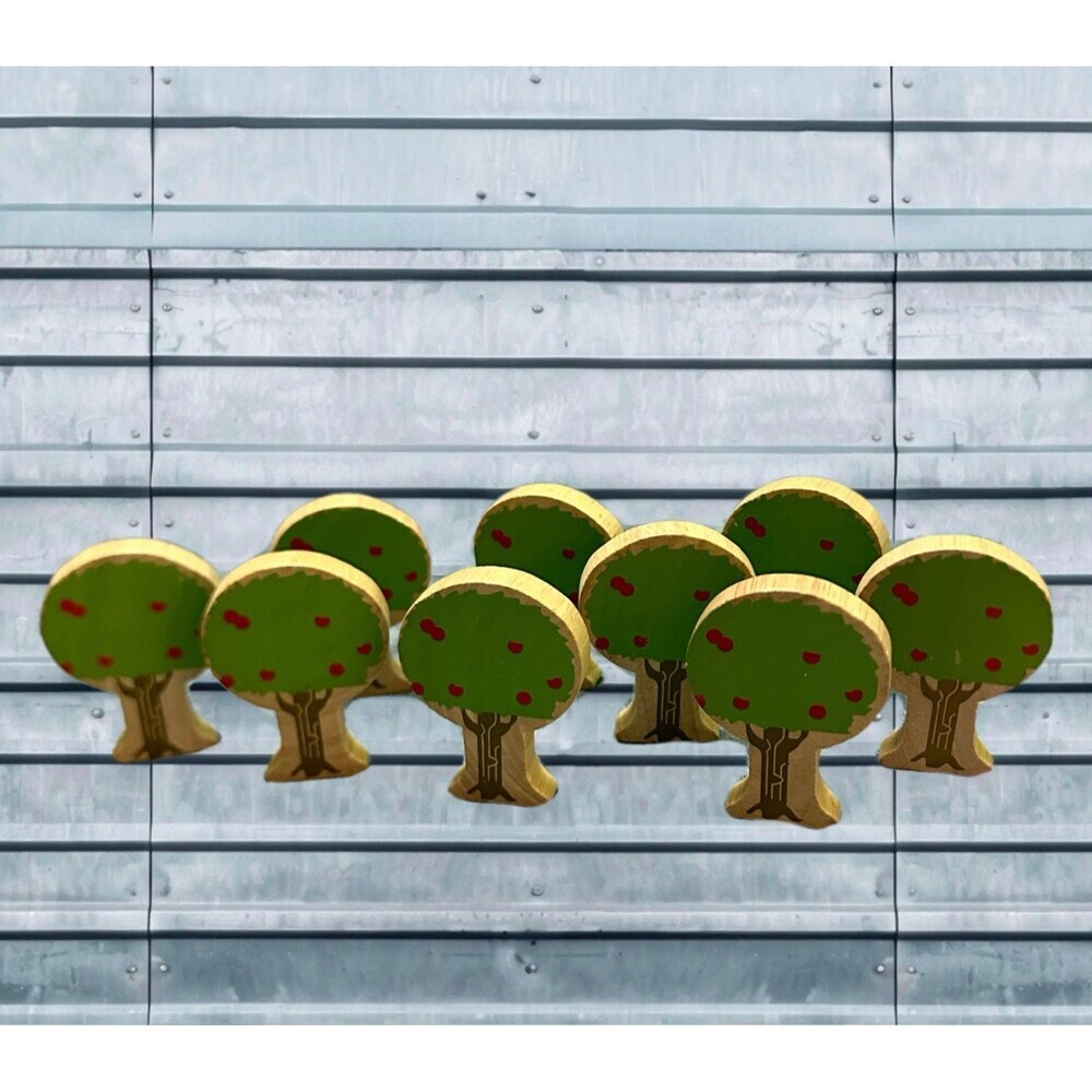 Thomas & Friends Wooden Green and Brown Apple Tree Figures